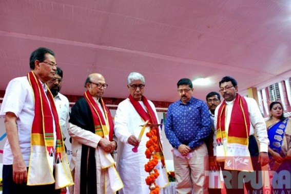 Chief Minister Manik Sarkar inaugurates 34th Agartala Book Fair 